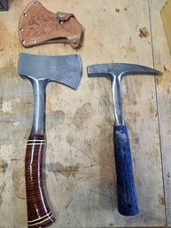 Estwing Axe And Rock Hammer