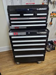 Husky Two Piece Tool Storage Cabinet