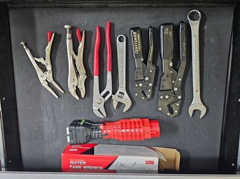 Lot Of Pliers And Grips Seen Here