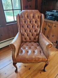 Tufted Leather Arm Chair