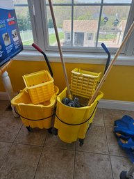 Pair Of Mop Buckets