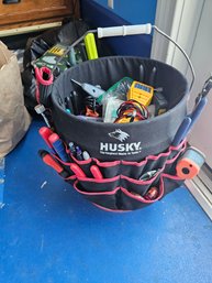 Tool Bucket With Misc Tools