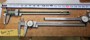 Lot Of Three Dial Calipers