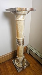 Gorgeous Mid Century Alabaster Pedestal (A)