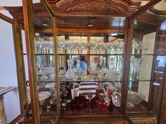 All Of The Glassware And Similar Items In This Cabinet