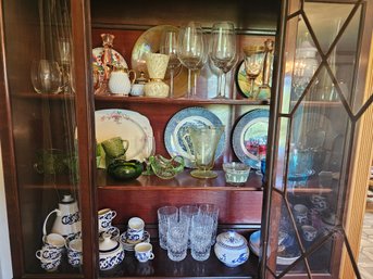 All The China And Glassware Seen Here