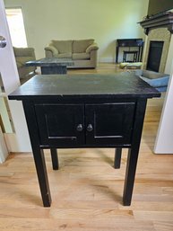 Small Black Accent Table