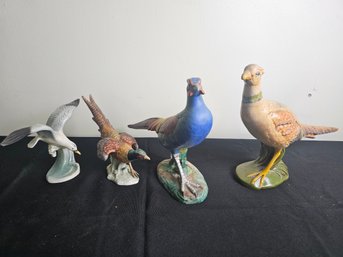 Collection Of Ceramic Birds