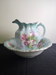 Victorian Pitcher And Bowl