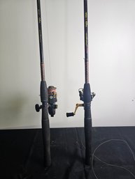 Pair Of Ugly Sticks With Smaller Reels