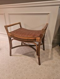Wicker/bentwood Bench Seat