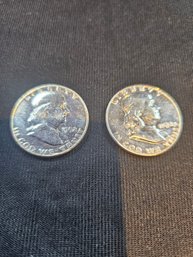Two Silver Half Dollars