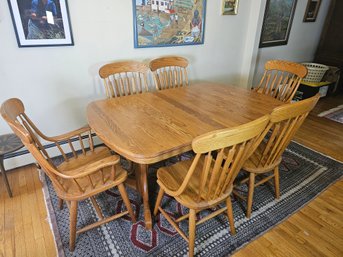 Richardson Brothers Oak Table And Chairs