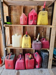 All Of The Gas Cans Seen Here