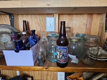 All Of The Old Glass Bottles Seen Here