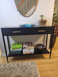 Elegant Steel Entry Table