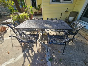 Gorgeous Aluminum Patio Table And Chairs