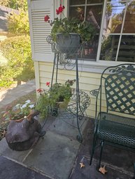 Two Tier Victorian Wire Planter