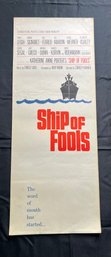 Ship Of Fools Vintage Movie Poster