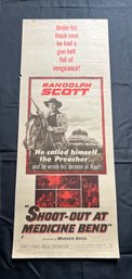 Shoot Out At Medicine Bend Vintage Movie Poster