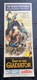 Sign Of The Gladiator Vintage Movie Poster