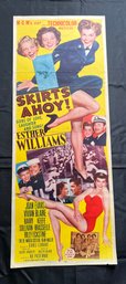 Skirts Ahoy Vintage Movie Poster