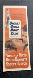 Smart Girls Don't Talk Vintage Movie Poster