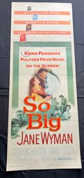 So Big Vintage Movie Poster