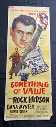 Something Of Value Vintage Movie Poster