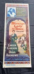 Strange Lady In Town Vintage Movie Poster