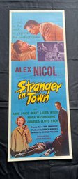 Stranger In Town Vintage Movie Poster