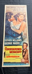 The Unguarded Moment Vintage Movie Poster