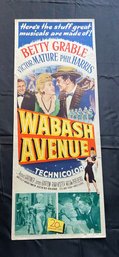 Wabash Avenue Vintage Movie Poster