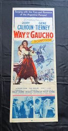 Way Of A Gaucho Vintage Movie Poster