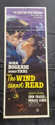 The Wind Cannot Read Vintage Movie Poster