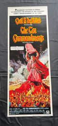 The Ten Commandments Vintage Movie Poster