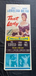 That Lady Vintage Movie Poster