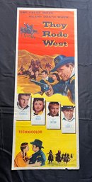 They Rode West Vintage Movie Poster