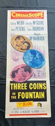 Three Coins In The Fountain Vintage Movie Poster