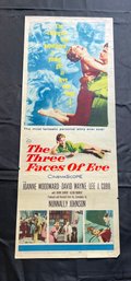 The Three Faces Of Eve Vintage Movie Poster