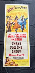 Three For The Snow Vintage Movie Poster