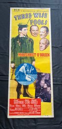 Three Wise Fools Vintage Movie Poster