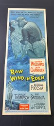 Raw Wind In Eden Vintage Movie Poster