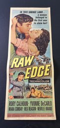 Raw Edge Vintage Movie Poster