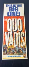 Quo Vadis Vintage Movie Poster