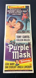 Purple Mask Vintage Movie Poster