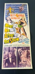 Meet Me After The Show Vintage Movie Poster