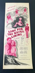 Look For The Silver Lining Vintage Movie Poster