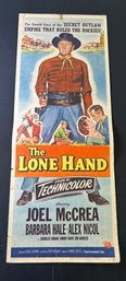 The Lone Hand Vintage Movie Poster