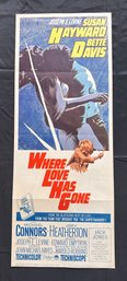 Where Lova Has Gone Vintage Movie Poster